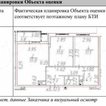 Продается 2-х комнатная квартира, 54,5 м²