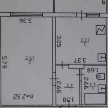 Продается 1-комнатная квартира, 38,2 м²