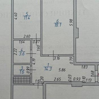 Продается 2-х комнатная квартира, 65 м²