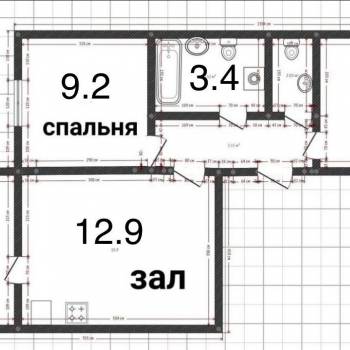Продается 2-х комнатная квартира, 49 м²