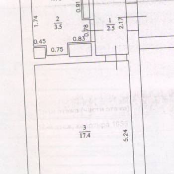 Сдается 1-комнатная квартира, 24 м²