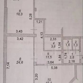 Продается 3-х комнатная квартира, 95,7 м²