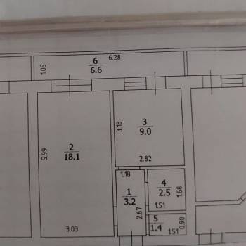 Продается 1-комнатная квартира, 34 м²