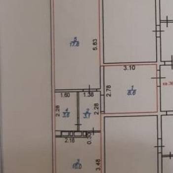 Продается 1-комнатная квартира, 46,6 м²