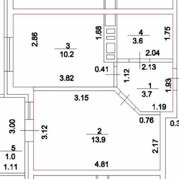 Продается 1-комнатная квартира, 33 м²