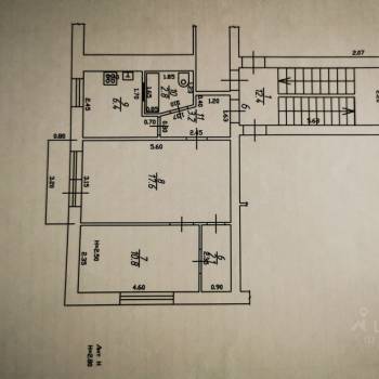 Сдается 2-х комнатная квартира, 42 м²