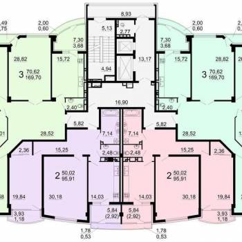 Сдается 2-х комнатная квартира, 100 м²