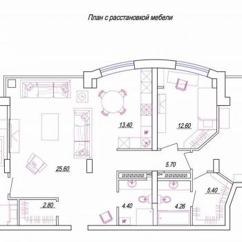 Продается Многокомнатная квартира, 126 м²