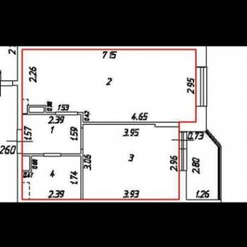 Продается 1-комнатная квартира, 39,2 м²