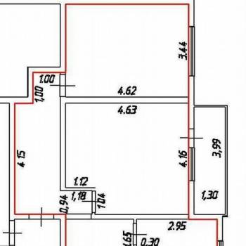 Продается 1-комнатная квартира, 45 м²