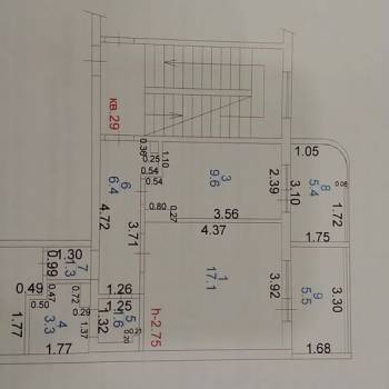 Продается 2-х комнатная квартира, 52,3 м²