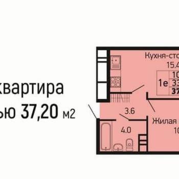 Сдается 1-комнатная квартира, 37 м²