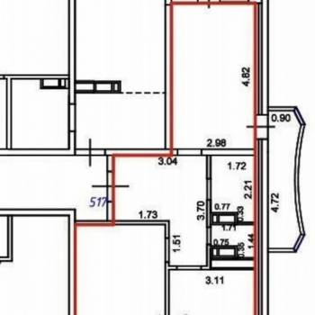 Продается 2-х комнатная квартира, 64 м²