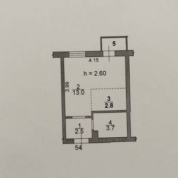 Продается 1-комнатная квартира, 22 м²
