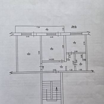 Продается 1-комнатная квартира, 51,6 м²