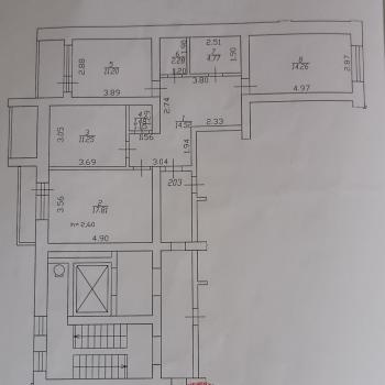 Продается 3-х комнатная квартира, 77 м²