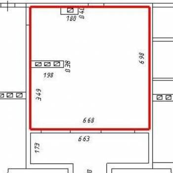 Продается 1-комнатная квартира, 55 м²