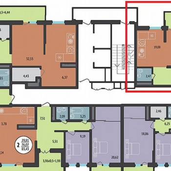 Продается 3-х комнатная квартира, 84,4 м²