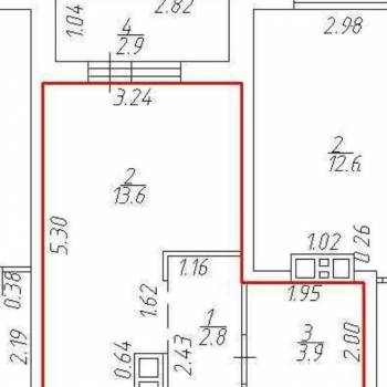 Продается 1-комнатная квартира, 21 м²
