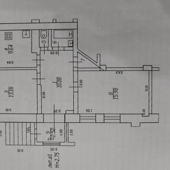 Продается 2-х комнатная квартира, 55,3 м²