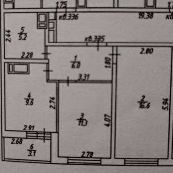 Продается 2-х комнатная квартира, 50 м²