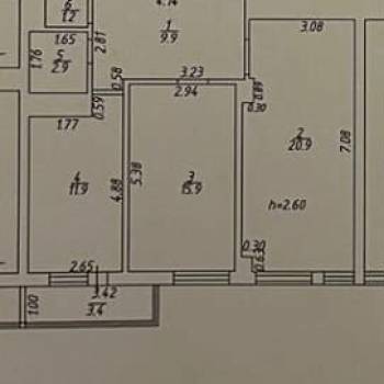 Сдается 2-х комнатная квартира, 63 м²