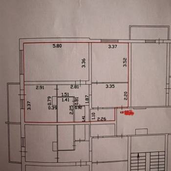 Продается 2-х комнатная квартира, 59,3 м²