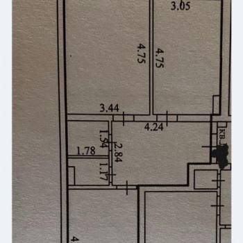 Сдается 2-х комнатная квартира, 68 м²