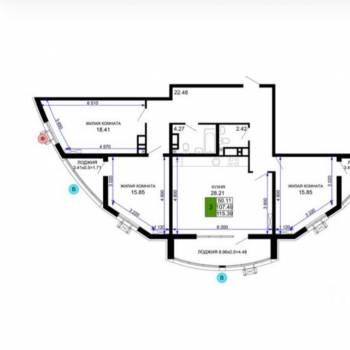 Сдается Многокомнатная квартира, 107,5 м²