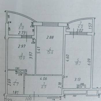 Сдается 2-х комнатная квартира, 63 м²