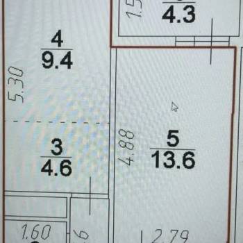 Продается 1-комнатная квартира, 36,4 м²