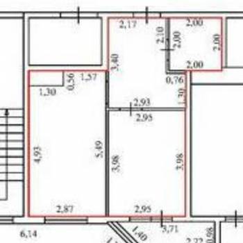 Продается 1-комнатная квартира, 39,1 м²