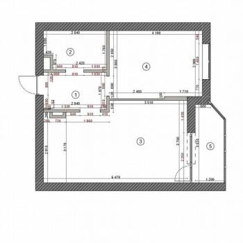 Сдается 1-комнатная квартира, 47 м²