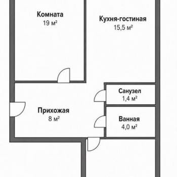 Продается 2-х комнатная квартира, 70 м²