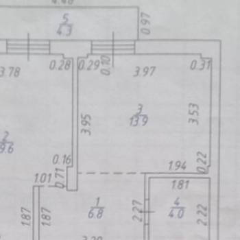 Продается 1-комнатная квартира, 44,3 м²