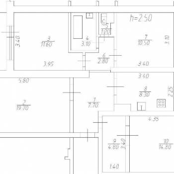Продается Многокомнатная квартира, 88 м²