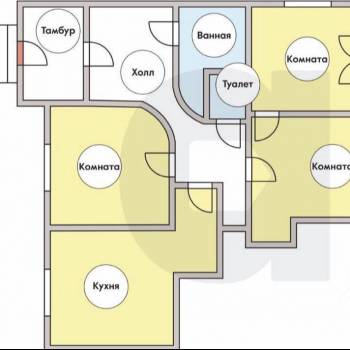 Продается Многокомнатная квартира, 107 м²