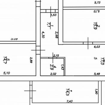 Продается 2-х комнатная квартира, 57,6 м²