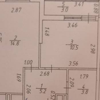 Продается 1-комнатная квартира, 35,8 м²