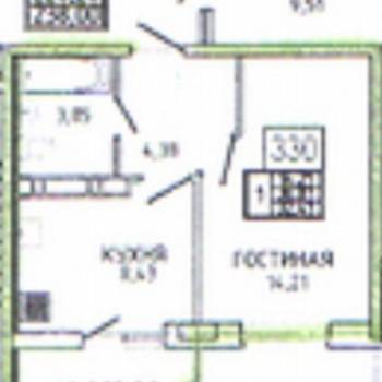 Продается 1-комнатная квартира, 31 м²