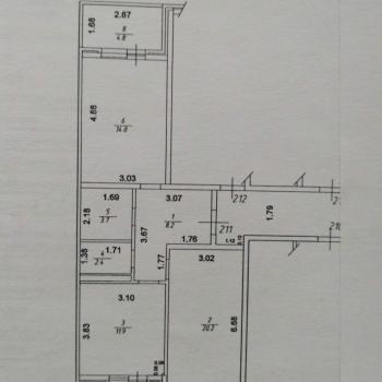 Продается 2-х комнатная квартира, 65 м²