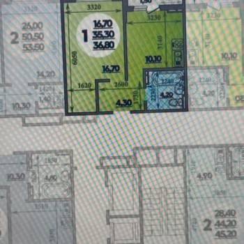 Сдается 1-комнатная квартира, 35 м²