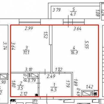 Продается 1-комнатная квартира, 30 м²