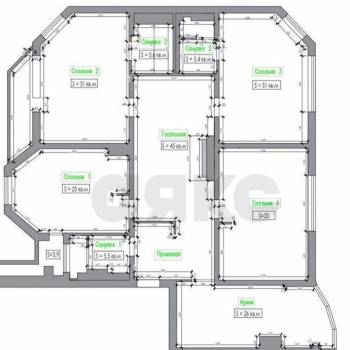 Продается Многокомнатная квартира, 205,7 м²