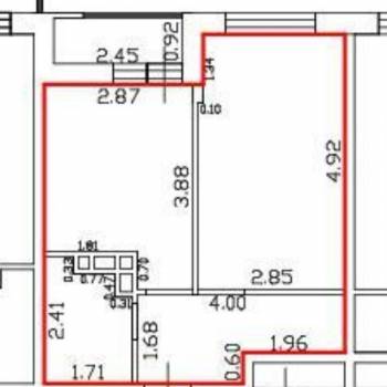 Продается 1-комнатная квартира, 32,9 м²