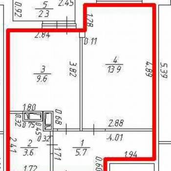 Продается 1-комнатная квартира, 32,8 м²