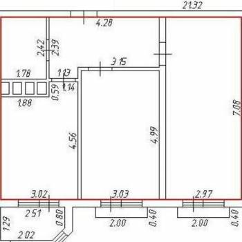Продается 2-х комнатная квартира, 62 м²
