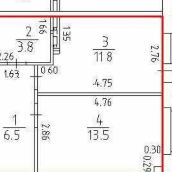 Продается 1-комнатная квартира, 39 м²