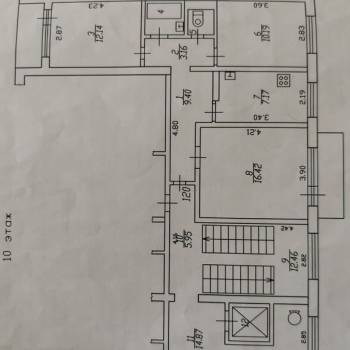 Продается 3-х комнатная квартира, 64,9 м²