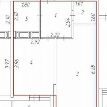 Продается 1-комнатная квартира, 41 м²
